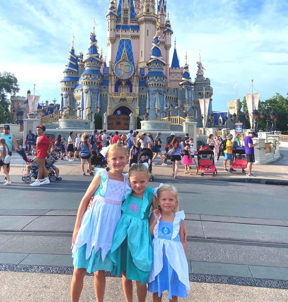 Princess Smocked Dress - Ariel Inspired, Mermaid - Soft Halloween Costume,  Perfect for Disney Trip, Washable 172 *G - Etsy