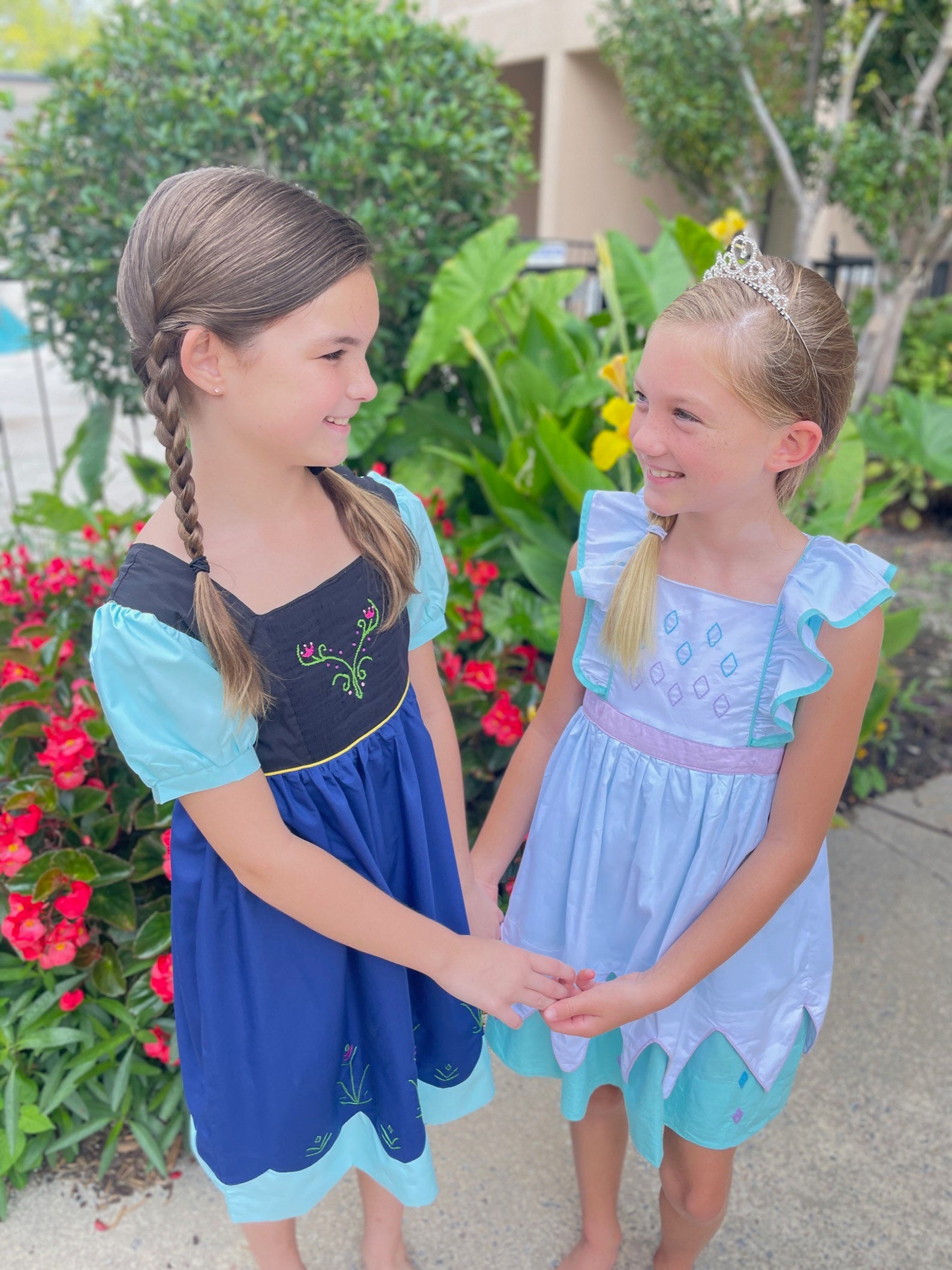 Princess Dress - Elsa Frozen Inspired With Hand Embroidered Design ...
