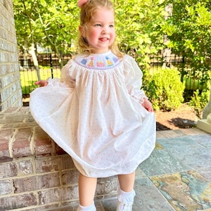 Smocked Birthday Outfit Long Sleeve - Etsy