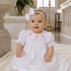 newborn formal dress Bagilaanoe Baby Girl Flower Embroidered Flower Puff Sleeve Tulle Tutu Dress 6M 12M 18M 24M Infant Wedding Party Pageant Dresses Ball Gown Dresses friendly properties Natural Silk Dress for Girls,