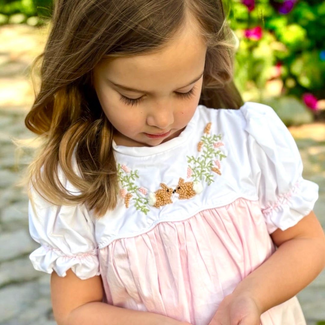 Flopsy Bunny Smocked Knit Dress main image 1