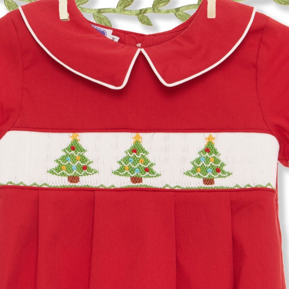Baby boy smocked christmas cheap outfits