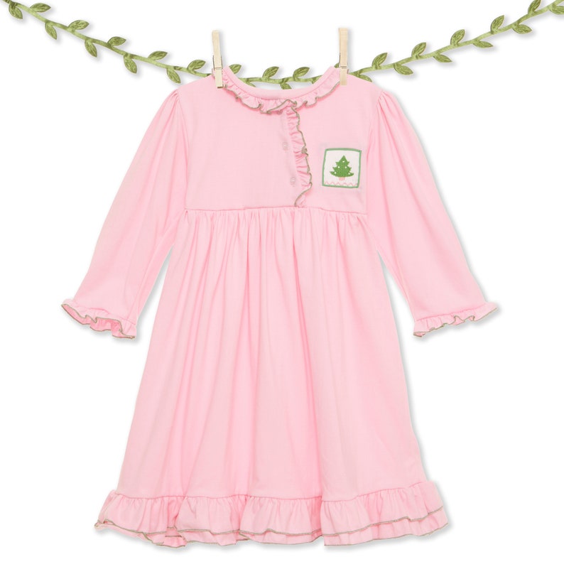 pink christmas dress