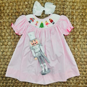 Smocked Infant Christmas Dress - Etsy
