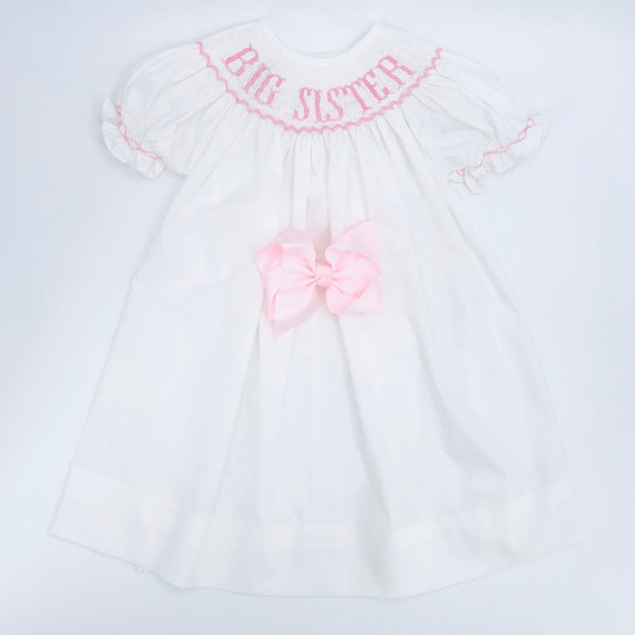 Smocked big best sale sister