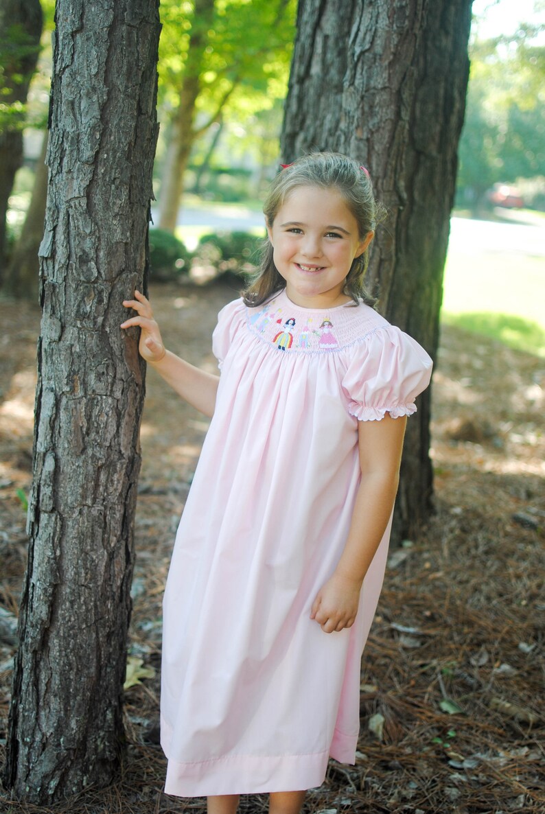 Princess Smocked Dress Etsy
