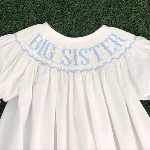 Big Sister Smocked Dress - Blue main image 1