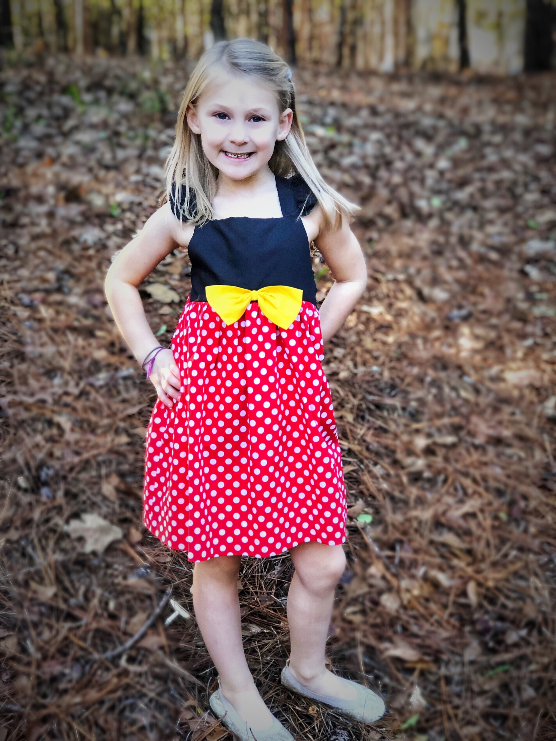 Polka dot bow dress For all Minnie lovers | Etsy
