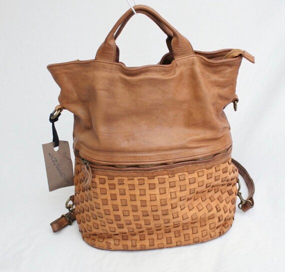 langellotti leather backpack
