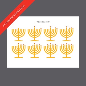 Cartes de Hanoucca, Cartes de Hanoucca en boîte, Cartes de Hanoucca modernes, Cartes de Hanoucca, Cartes de Hanoucca modernes, Cartes de menorah