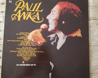 Paul Anka Vintage LP, Vintage Paul Anka Album 1978