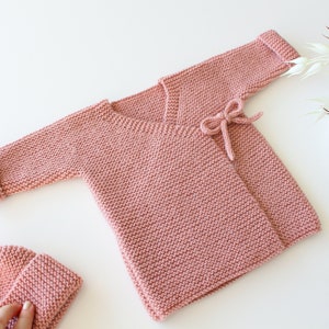 Wrap Cardigan DK knitting pattern