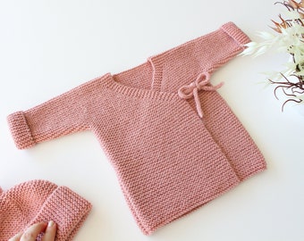 Wrap Cardigan DK knitting pattern