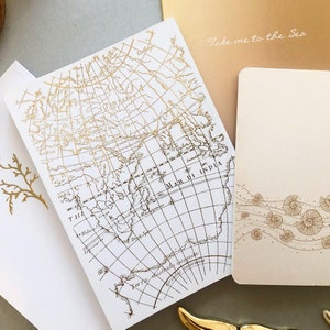 Good Vibes Gift for your Friend, Nautical Notebook, Treasure Gold Map Notepad, Sailor Notebook, vintage Map Notebook, Navy Travel Journal