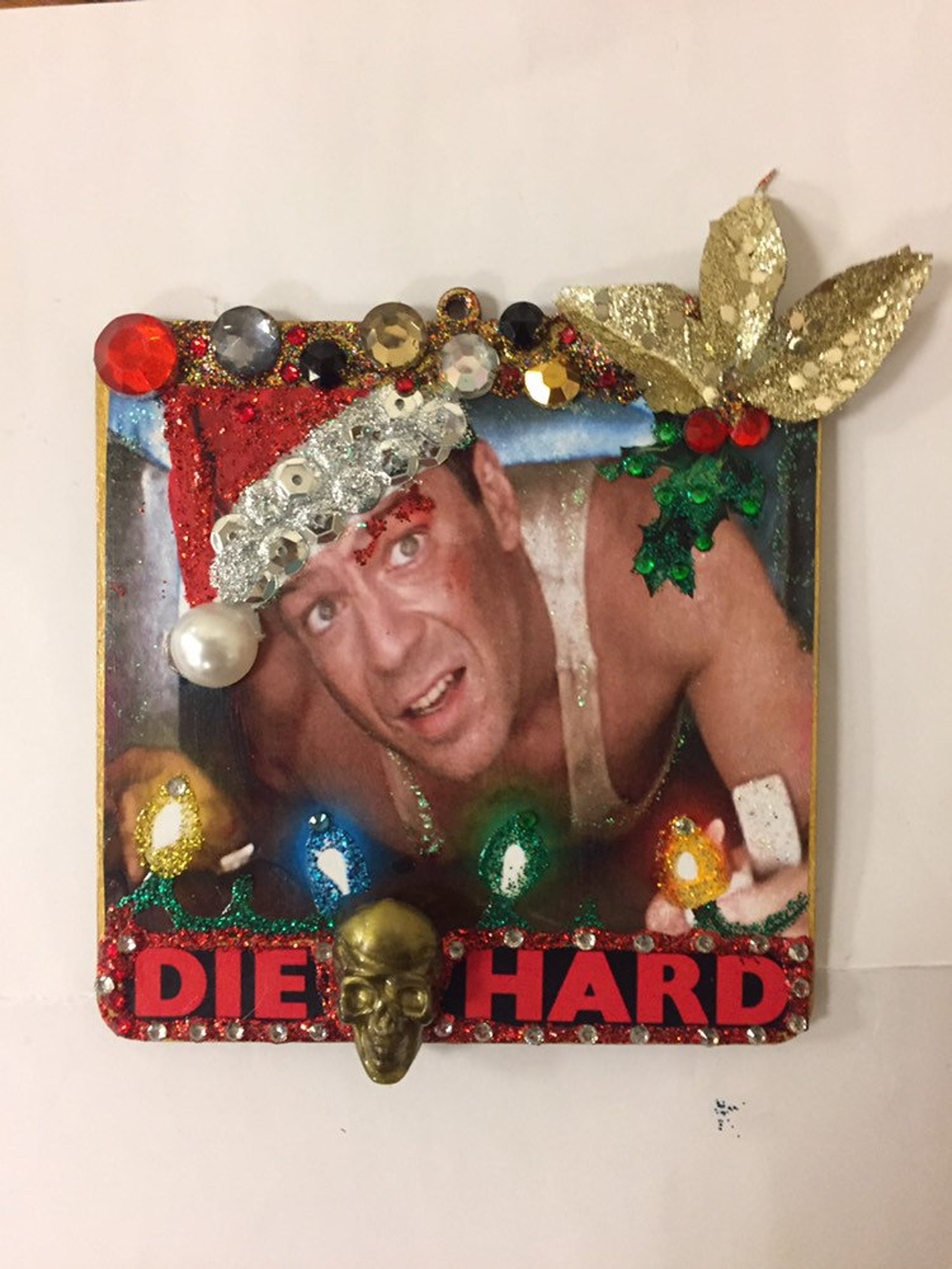 Die Hard Christmas Tree Ornament or Etsy
