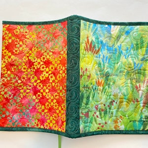 Nature Journal, Fabric Composition Book Cover, Refillable