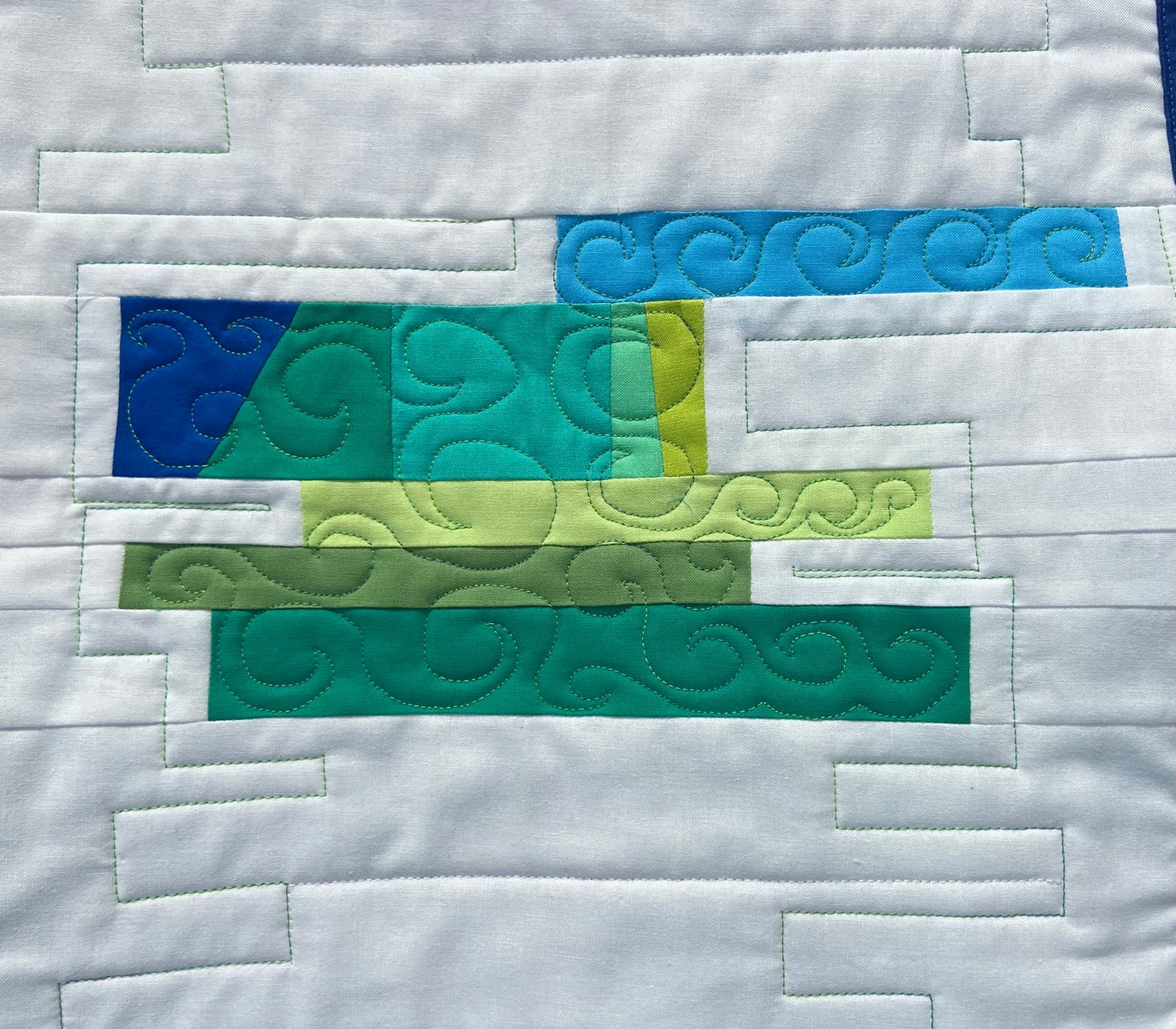 Runner Solid Design Long Modern Table Runner, Solid Fabrics, Narrow Wall Art, Original ...