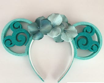 Mouse Swirl Flower Crown 3D Printed Mickey Mouse Ears IllusionEars Headband