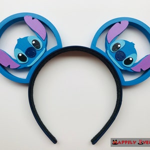 Stitch Experiment 626 from Lilo and Stitch 3D Printed Mickey Mouse Ears IllusionEars Headband