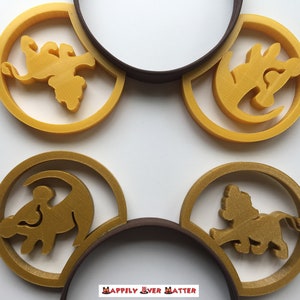 Simba Lion King 3D Printed Mickey Mouse Ears IllusionEars Headband