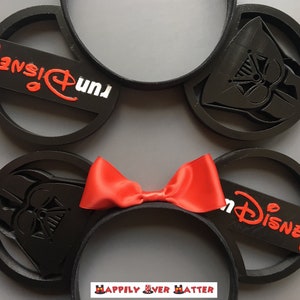 Darth Vader RunDisney 3D Printed Mickey Mouse Ears IllusionEars Headband
