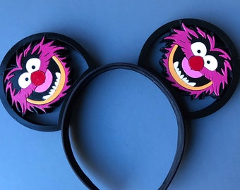 Animal Muppets 3D Printed Mickey Mouse Ears IllusionEars Headband