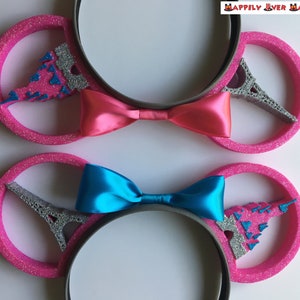 Disneyland Paris Eiffel Tower 3D Printed Mickey Mouse Ears IllusionEars Headband