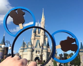 Mickey Ice Cream Bar 3D Printed Mouse Ears IllusionEars Headband