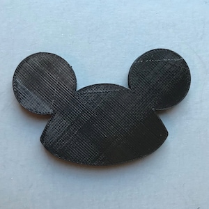 Mickey Mouse Club Mouseketeer Ear Hat 3D Printed Women and Girls Hair Clip Barrette Accessory or Brooch Pin