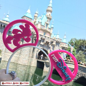 RunDisney 3D Printed Mickey Mouse Ears IllusionEars Headband