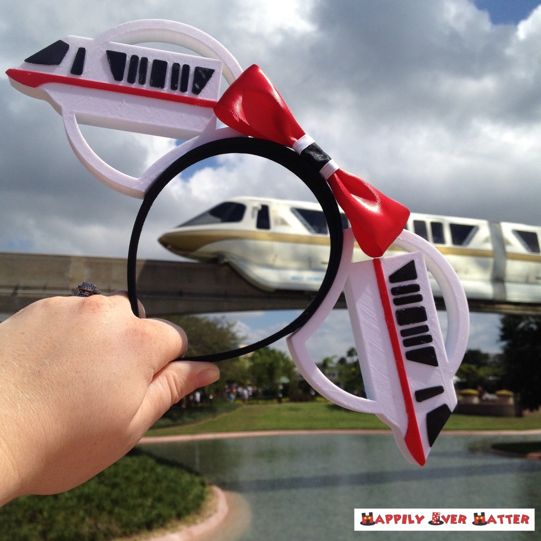 Monorail Walt Disney World 3D Printed Mickey Mouse Ears  display picture 1