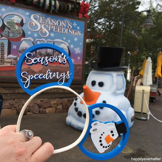 Speedings Cars Land Snowman Car 