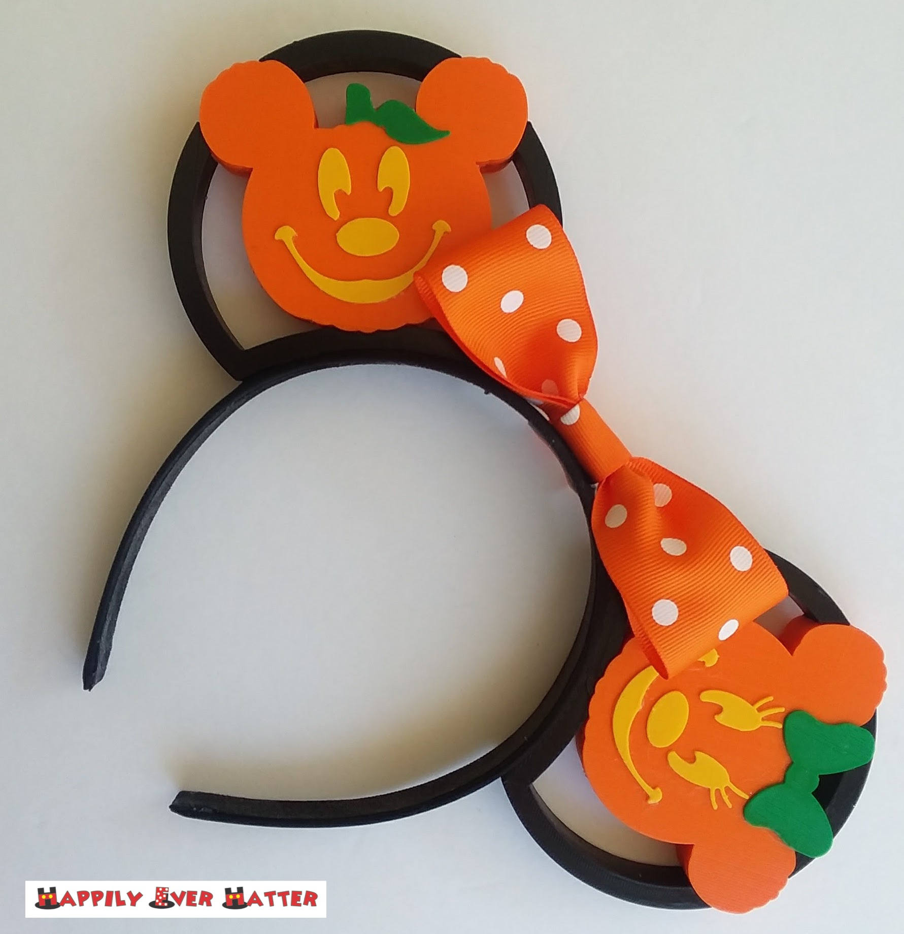 Mickey and Minnie Halloween Pumpkin Jack O'lantern 3D | Etsy