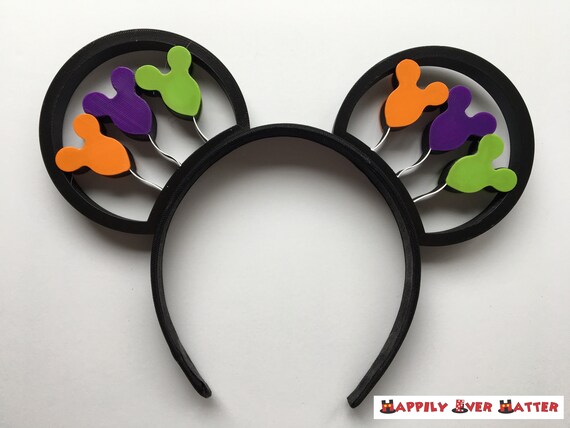 Halloween Mickey Balloons 3D Printed Mouse Ears Illusionears  display picture 1