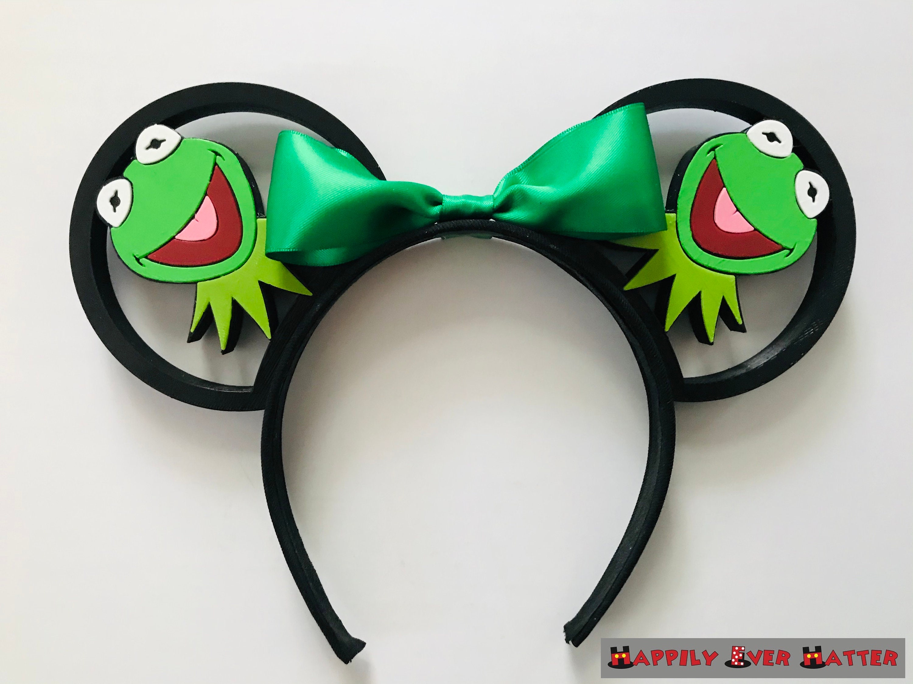 Kermit the Frog Muppets 3D Printed Mickey Mouse Ears  display picture 2