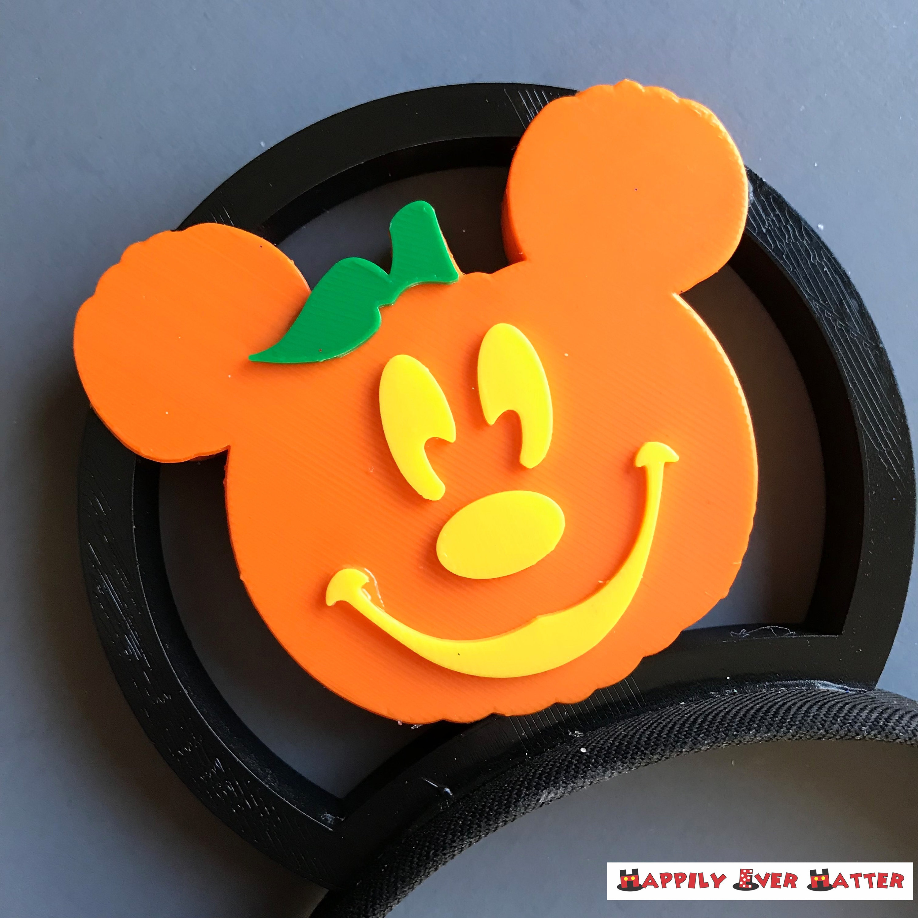 Mickey and Minnie Halloween Pumpkin Jack O'lantern 3D Printed Mouse ...