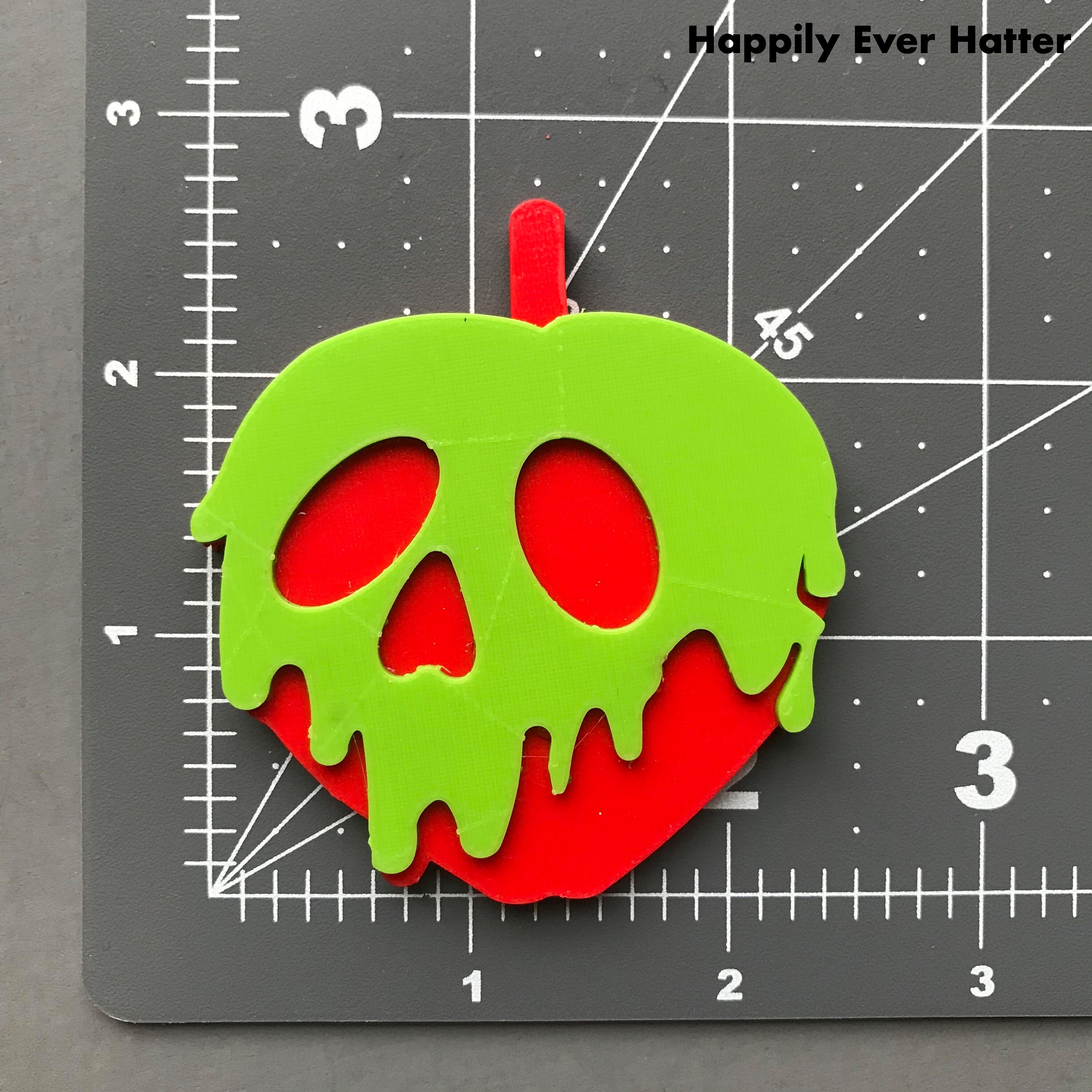 Poison Apple From Snow White Evil Queen Glow in the Dark  display picture 2