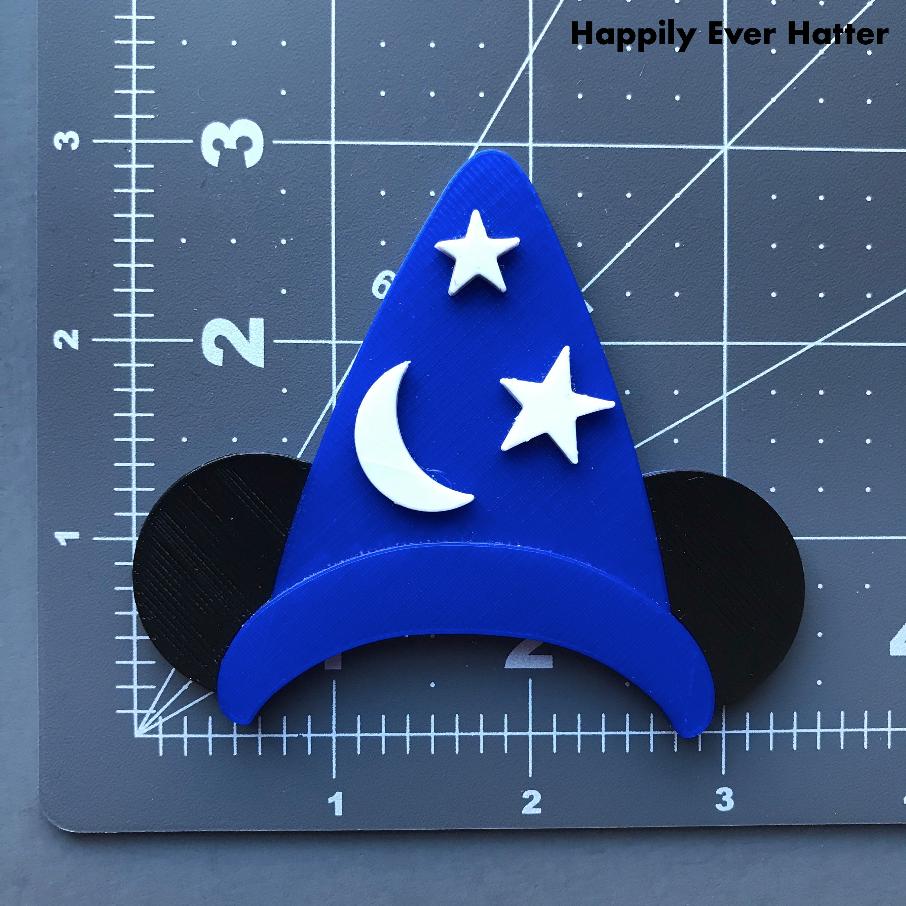 Sorcerer Mickey Hat With Mouse Ears Fantasia Fantasmic 3D - Etsy UK