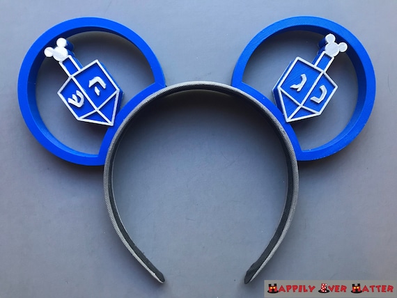 Disney Loungefly Hanukkah LED Mickey Mouse ears headband Disney Minnie Ear Headband - Hanukkah Light-Up Menorah main image 4