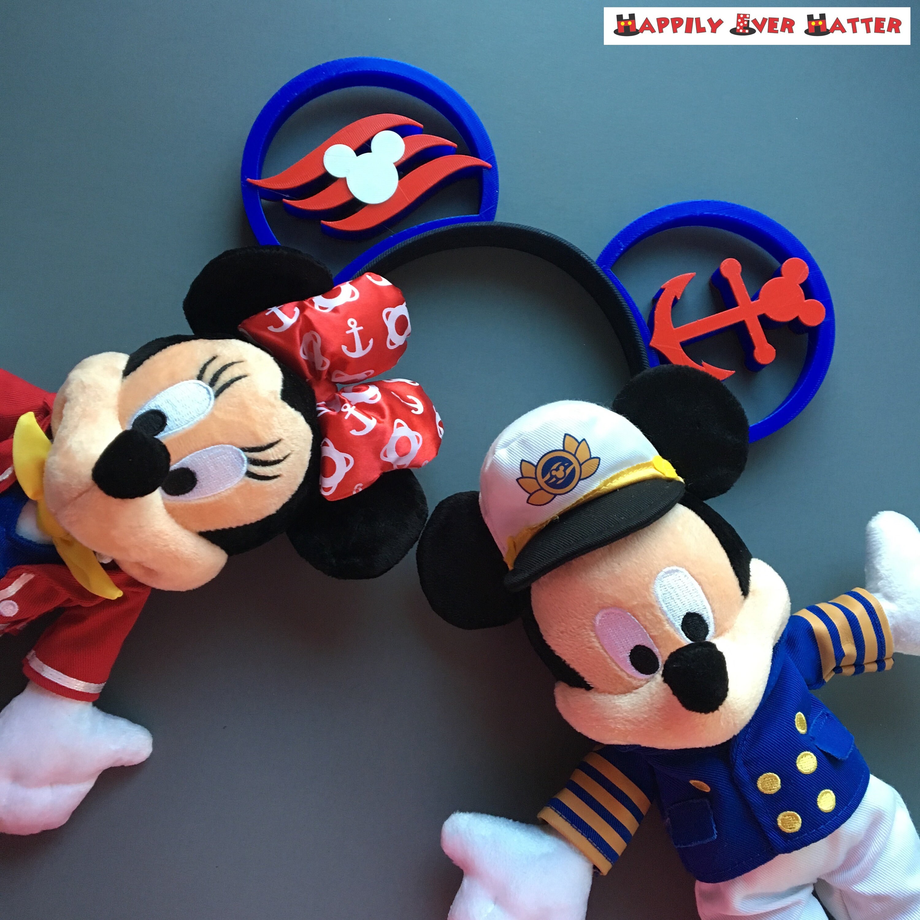 Disney Cruise Line Mickey or Minnie Anchor 3D Printed Mouse  display picture 2