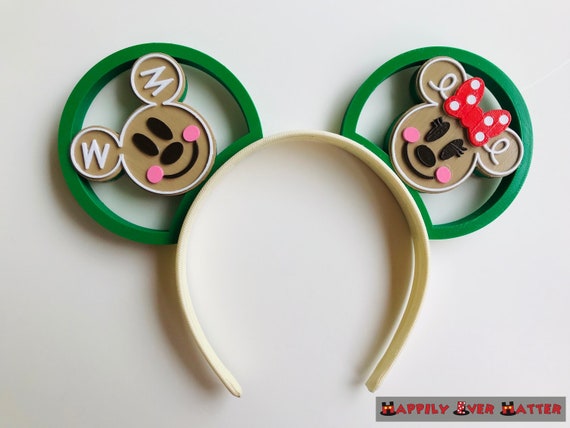 Minnie Mouse Ears Headband: Christmas Cookies NEW NWT DISNEY PARKS MICKEY MINNIE MOUSE CHRISTMAS COOKIES  main image 4