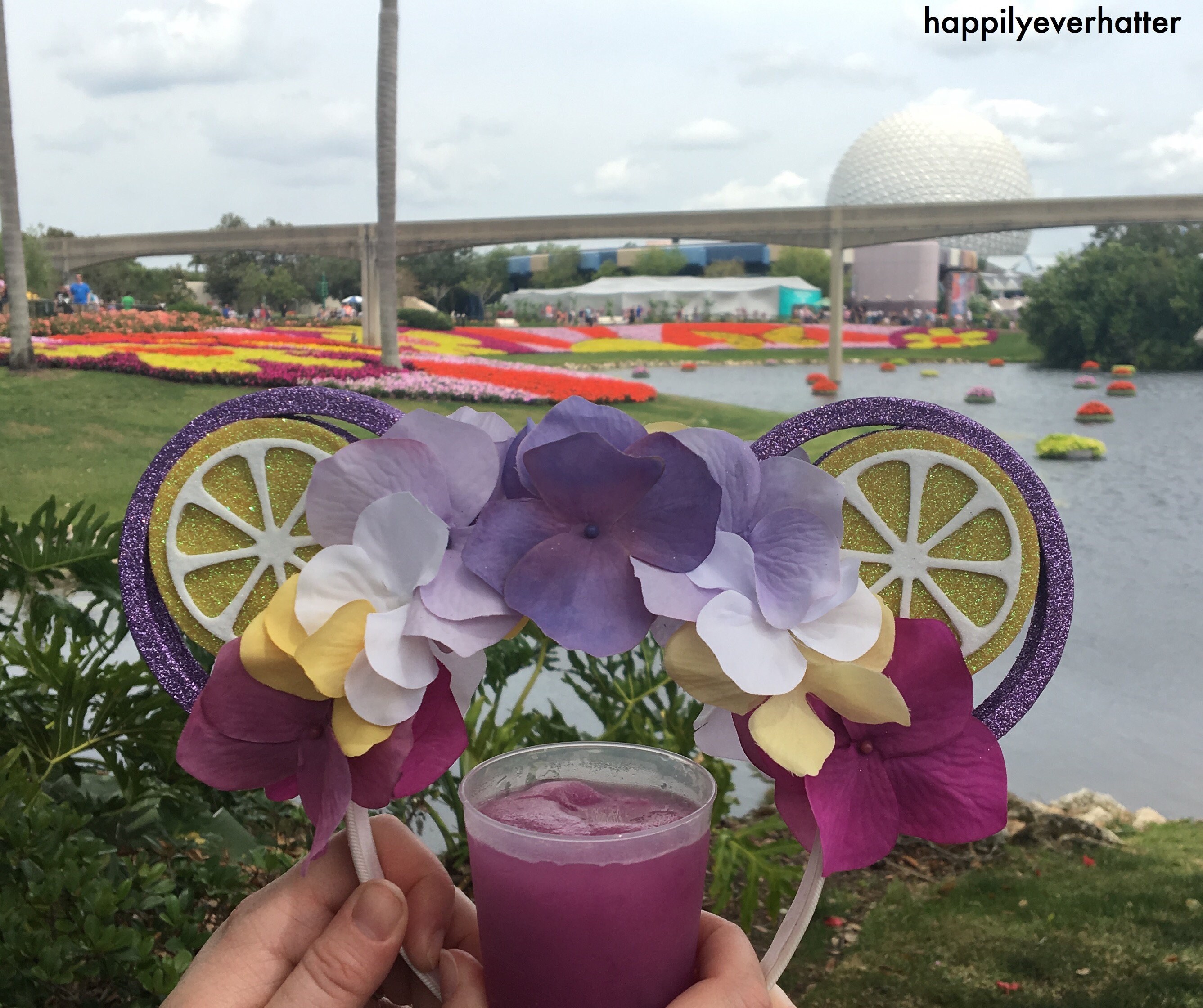 Disney Disney Parks EPCOT Flower & Garden Violet lemonade Purple Glitter EARS Sneak Peek: 2019 Epcot Flower & Garden Festival Merchandise  main image 2