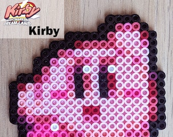 Kirby: Nightmare in Dreamland - Kirby Perler Art