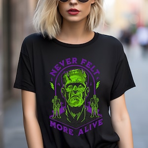 Frankenstein Monster T-Shirt, Classic Monsters, Horror Shirt, Gift for Horror Fan, Goth Shirt, Rockabilly Shirt, Horror Movie Shirt