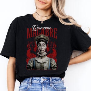 Horror Gruesome Macabre Tee, Gothic Style, Horror Lover, Goth Clothing, Alt Shirt, Unisex T-Shirt, Scary Tee, Halloween Shirt, Gift Idea