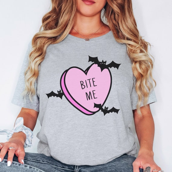 Pastel Goth Shirts For Women, Cute Heart Tee Shirts Pastel Goth Shirts For Women, Cute Heart Tee Shirts