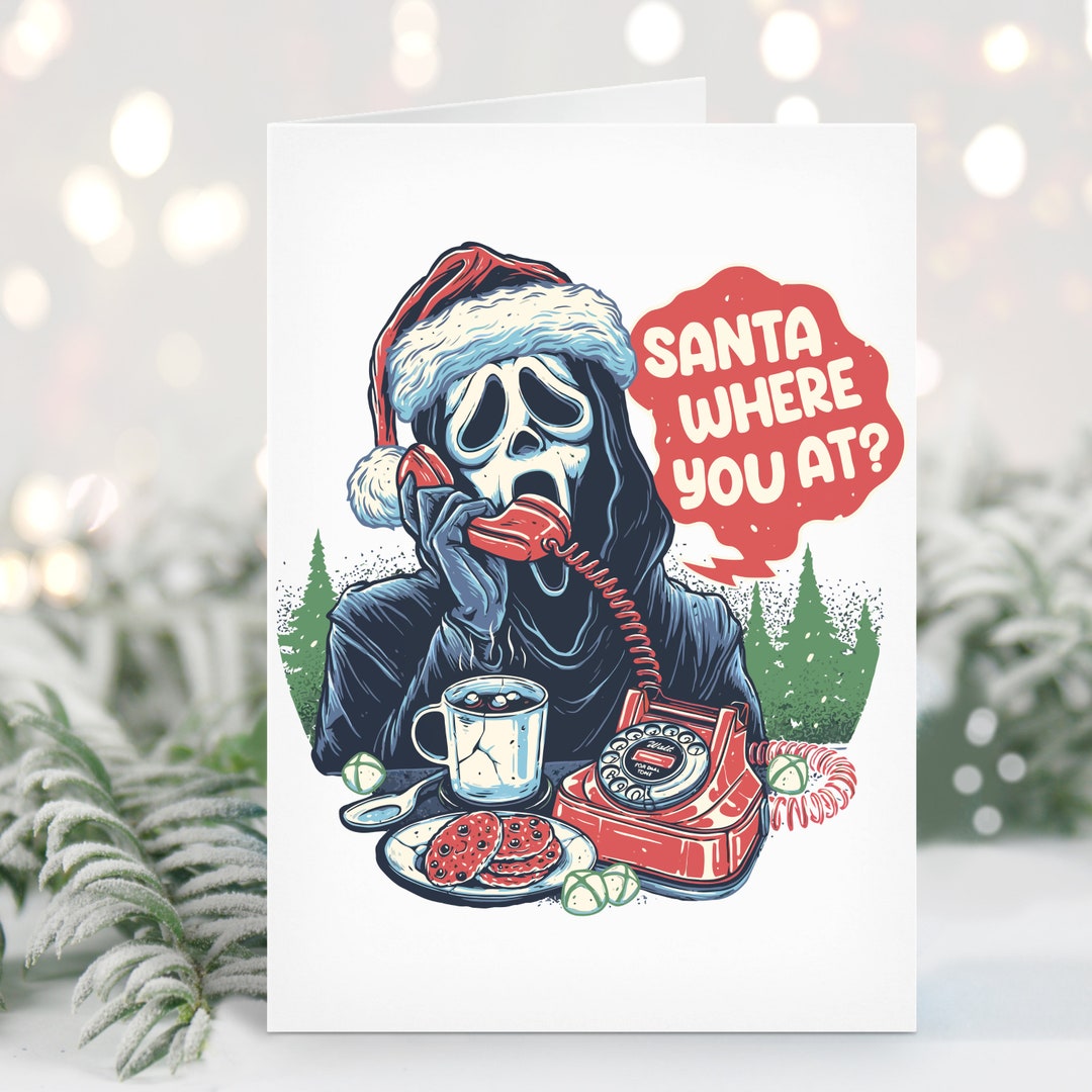 Scary Christmas Cards 