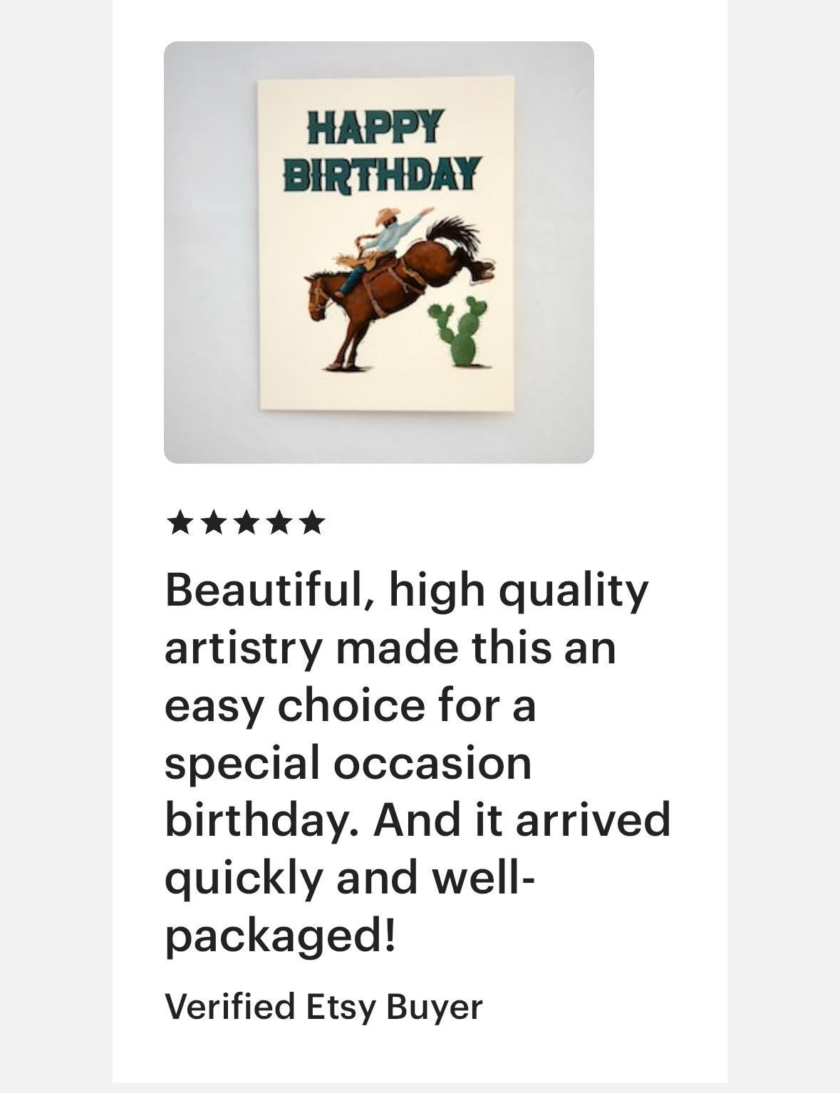 IGifts And Cards Inspirational Cowboy 3D Pop Up Greeting Card - All Occasion, Happy Birthday, Friendship, Congratulations, Just Because, Half-Fold