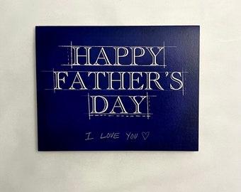 Fathers Day card, happy Father’s Day, architect card, architect dad, building card, blueprint, Father’s Day blueprint, architect, builder