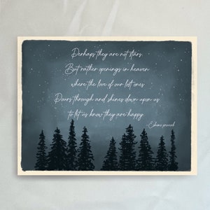 Sympathy Card,  Card about heaven, Card for when there are no words, sweet poem, card for loss, condolence card, Eskimo proverb
